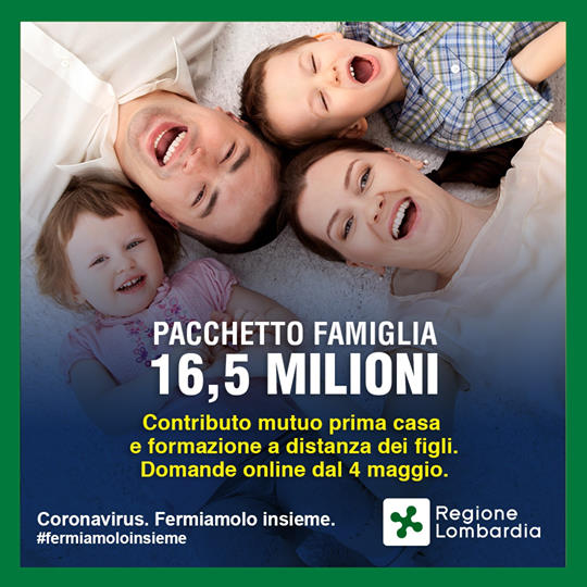 Immagine che raffigura Pacchetto famiglia - Aiuti per l'emergenza